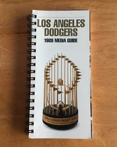 Guía de medios de béisbol MLB de los Dodgers de Los Ángeles 1989 - Imagen 1 de 2