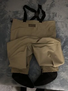 CABELAS DRY PLUS MENS MS WAIST AND CHEST WADERS NEOPRENE FOOT SUSPENDERS - Picture 1 of 15