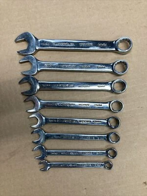 Juego de llaves Matco 8 piezas extremo abierto y caja métrico 6 mm - 14 mm usado #14 Foto 1 de 4