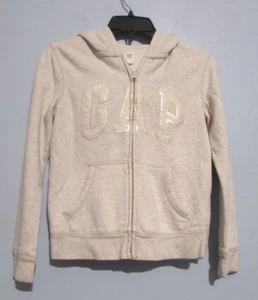 Girls Gap Kids Size 12 Gray Sweatshirt Jacket Hooded EUC!!! - Picture 1 of 3