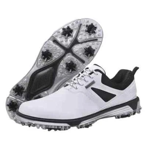 Männer Wasserdicht Atmungsaktiv Golf Turnschuhe Spikeless Walking Golfen Schuhe - Picture 1 of 16