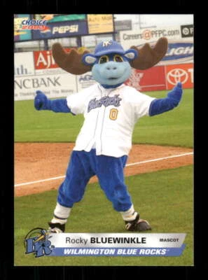 2003 Choice Wilmington Blue Rocks 28 Rocky Bluewinkle Mascot BXCP24 - Image 1 of 2