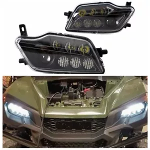UTV Front LED Conversion Headlight For Honda Rancher 420 & Foreman 500 2014-2020 - Picture 1 of 7