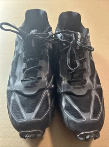 Boombah Hellcat Trail Shoes Mens size 12.5 Black Gray - Picture 1 of 9