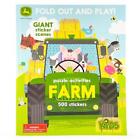 John Deere Kids Farm: 500 Stickers and Puzzle Activities: Fold Out and Play! by 
