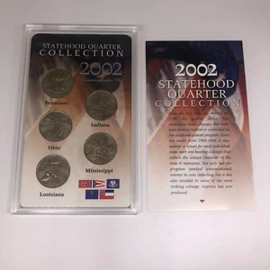 2002-D Statehood Quarter Collection - TN OH LA IN MS - Picture 1 of 4