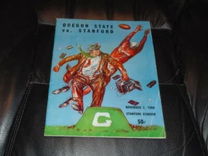 1968 OREGON STATE AT STANFORD COLLEGE FOOTBALL PROGRAM JIM PLUNKETT - Picture 1 of 2