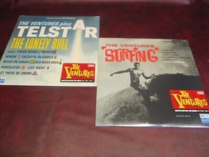 VENTURES VERIFIED 1ST EDITIO SURFING & PLAY TELSTAR  COLORED VINYL 180G MASTERS - Picture 1 of 2