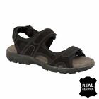Mens Leather Summer Sandals Memory Foam Walking Trekking Trail Sandals Shoes Siz