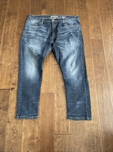 Signature Levi Strauss Jeans Mens Size 40X30 S47 Regular Taper Blue Denim BR16 - Picture 1 of 19