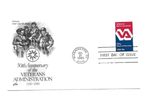 1825 Veterans Administration,  ArtCraft,  FDC - Picture 1 of 1