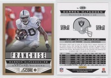 2013 Score Franchise Gold Zone /50 Darren McFadden #289
