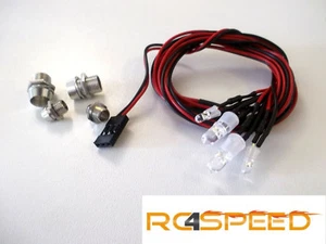 1x4er Set Led Lichter, Scheinwerfer für RC Cars 5mm - Bild 1 von 1