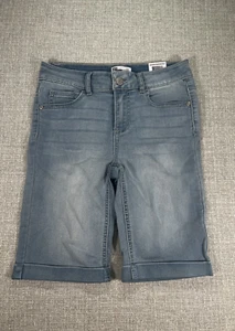 Epic Threads Shorts 10 Blue Classic Pockets Stretch Denim Bermuda - Picture 1 of 7