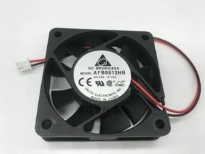 Delta 6015 AFB0612HB DC12V 0.15A 6CM 60*15MM 60mm Double Ball Fan 2pin - Picture 1 of 3