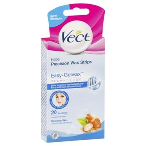 Veet Face Precision Wax Strips Sensitive Skin 20 Pack - Picture 1 of 1