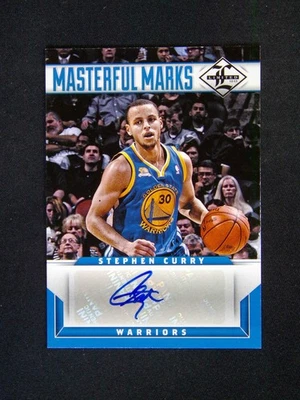 2012-13 Limted Stephen Curry Masterful Marks Auto /99 - Image 1 of 3