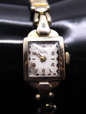 Vintage Damen Armbanduhr ZentRa R&W vergoldet Walzgolddouble 20 Mikron - Bild 1 von 4