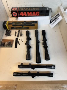 Vintage Rifle Scope & Parts Lot Weaver K4-1 , Marksman 3x 9x Monoscope 25x32  - Picture 1 of 21