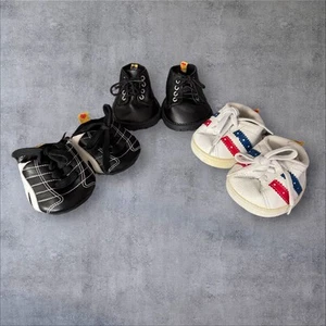 Build A Bear Workshop BABW Boy Shoes Lot of 3 Pairs Boots Cleats Sneakers - Picture 1 of 9