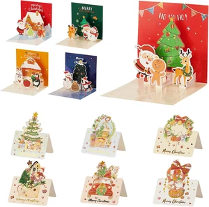 Tarjetas de felicitación de Navidad con sobres, paquete de 11, tarjetas de agradecimiento para la familia,... - Imagen 1 de 6