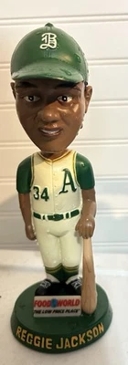 Reggie Jackson 1967 Oakland A's Birmingham Bobblehead 2002 SGA - Imagem 1 de 3