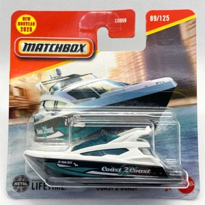 Boat Coast 2 Coast Matchbox escala 1/64 raro coleccionable nuevo modelo de juguete nuevo en caja - Imagen 1 de 2