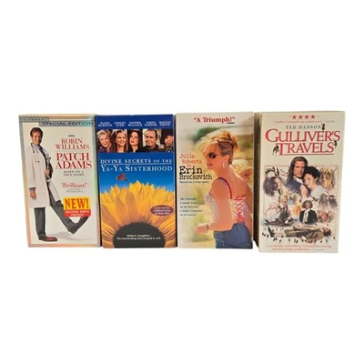 VHS Bundle New Factory Sealed: Erin Brokovich, Gulliver's Travels, Secrets Ya-Ya - Image 1 of 4