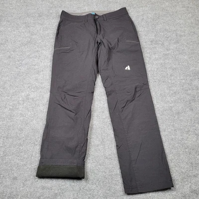 Pantalones Eddie Bauer Para Hombres 34x34 Negro Forrado de Vellón Softshell Primer Ascenso Nieve Esquí Foto 1 de 4