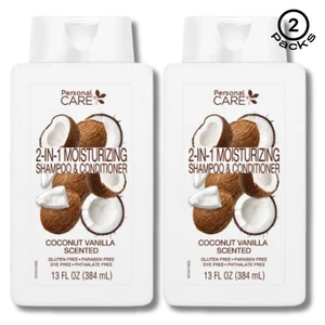 2 champú y acondicionador 2 en 1 perfumado coco vainilla cuidado personal, 13 fl. oz. - Imagen 1 de 3