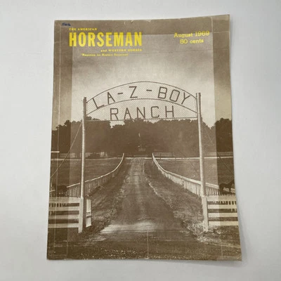 The American Horseman Magazine August 1969 - La-Z-Boy Ranch Foto 1 de 4