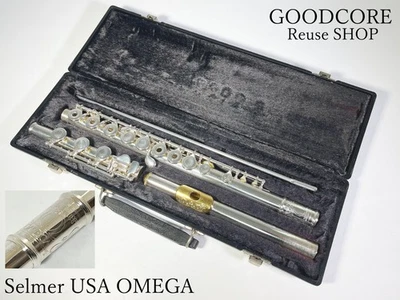 SELMER EE. UU. OMEGA Plata Esterlina Chapado en Oro Anillo Llaves Flauta Foto 1 de 4