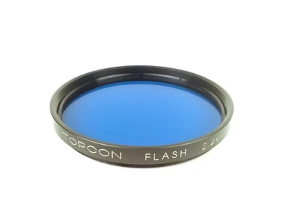 Topcon Japan Flash 2.4x Blue 62mm Glass Filter - Excellent Condition - Image 1 of 3