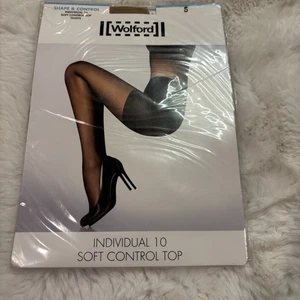 NEU WOLFORD Individual 10 Shape & Control Light Soft Control Top Strumpfhose Sand S - Bild 1 von 3
