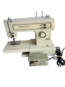 VINTAGE Kenmore 158-19412 Sewing Machine -Tested, Works - Picture 1 of 12