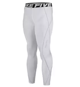 Mens Skin Tight Compression Leggings Base Layer Black Running Pants 016 - Bild 1 von 5
