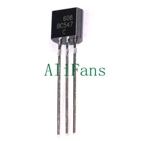 100pcs BC547 TO-92 NPN 45V 0.1A Transistor New - Bild 1 von 4