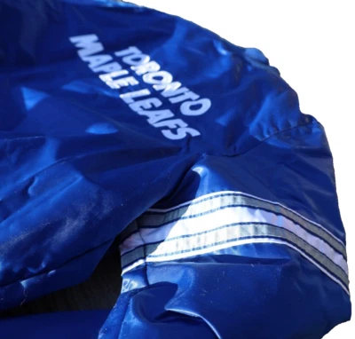 RARE NWT AUTHENTIC STARTER TORONTO MAPLE LEAFS LINED SATIN JACKET MENS SIZE XL - Image 1 of 4