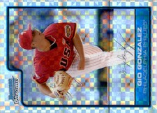 2006 Bowman Chrome Draft Future's Game Prospects X-Fractors #7 Gio Gonzalez /299