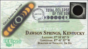 17-214, 2017, Total Solar Eclipse, Dawson Springs KY, Event Cover, Pictorial  - Picture 1 of 1
