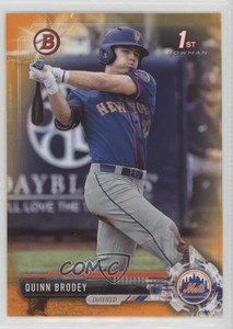 2017 Bowman Draft Orange /25 Quinn Brodey #BD-24