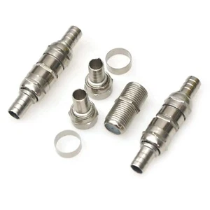 3x Satellite/Cable TV Female F Connector Joiner Coupler RG6 Adapter Interconnect - Picture 1 of 5