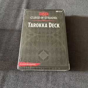 D&D Dungeons & Dragons CURSE OF STRAHD BARAJA TAROKKA ~ SELLADA - Imagen 1 de 2