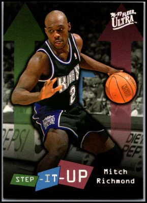 1996 Fleer Ultra #284 Mitch Richmond - Step-it-Up HOF FREE SHIPPING! - Image 1 of 2