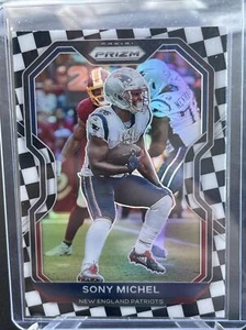 2020 Prizm Sony Michel Checkerboard PATRIOTS #20 - Bild 1 von 2