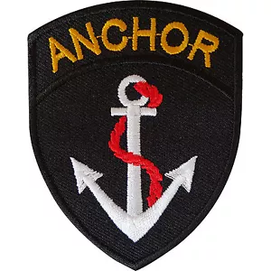 Barco Ancla Hierro Costura Parche Marinero Elegante Vestido Disfraz Bordado Insignia - Imagen 1 de 1