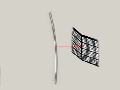 UNITED CLASSIC PARTS Zierstab Zierleiste Leiste Senkrecht für Mercedes W126 Kühlergrill