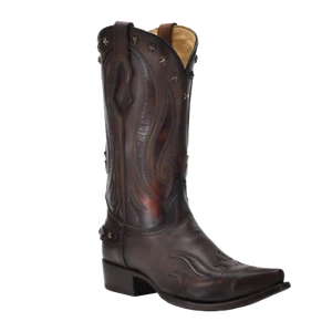 Corral Men's Wing Tip Overlay & Studs Chocolate Western Boots C4154 - Picture 1 of 17