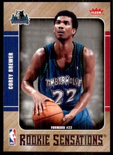 2007-08 Fleer Rookie Sensations Glossy Corey Brewer #RS7