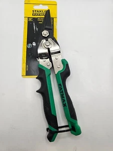 (QTY 2) Stanley FMHT73557 FATMAX 10" Ergo Aviation Snips - Right 18GA - Picture 1 of 7